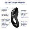 Satisfyer Anneau pénien vibrant Legendary Duo Satisfyer